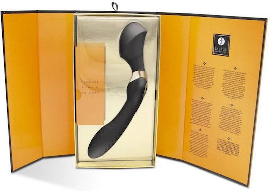 Shunga Mini Διπλός Δονητής 11cm Μαύρος