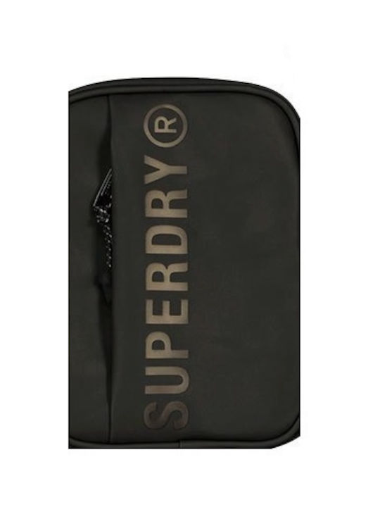 Superdry Ανδρική Τσάντα Στήθους Μαύρη