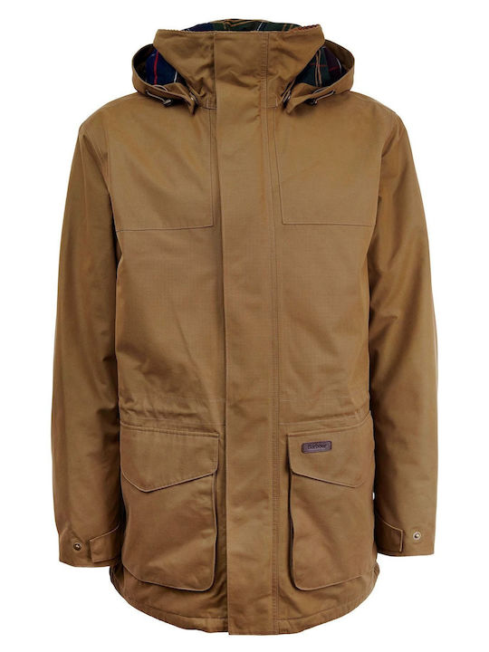 Barbour Men's Winter Jacket Waterproof Brown