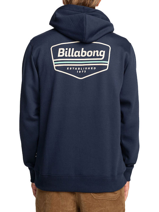 Billabong Walled Ανδρικό Φούτερ με Κουκούλα Navy Μπλε