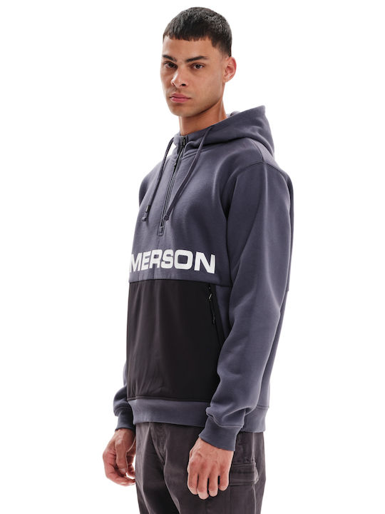 Emerson Men's Sweatshirt with Hood Gray