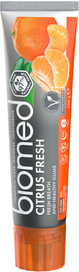 Splat Biomed Citrus Fresh Паста за Зъби Без Флуор за Чувствителни Зъби и Кариес 100гр