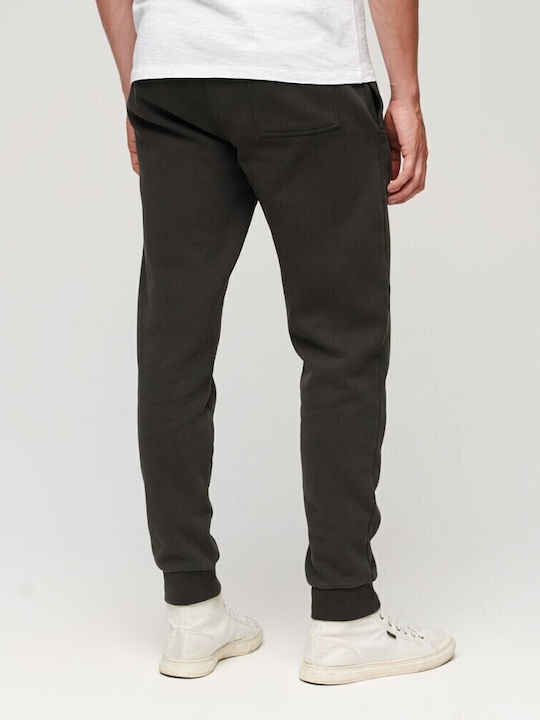'Classic Vintage Logo Sweatpants with Elastic Black