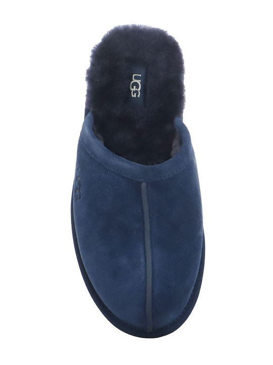 Herren Hausschuhe Blau