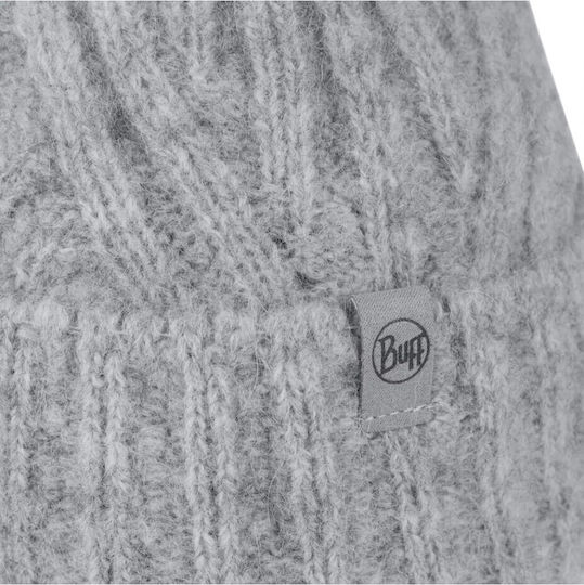 Beanie Unisex Σκούφος Πλεκτός σε Γκρι χρώμα