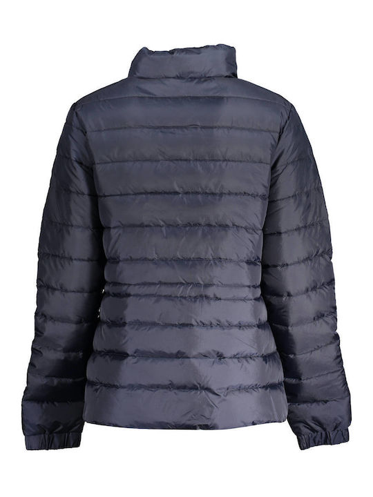 North Sails Women's Short Puffer Jacket for Spring or Autumn Blue