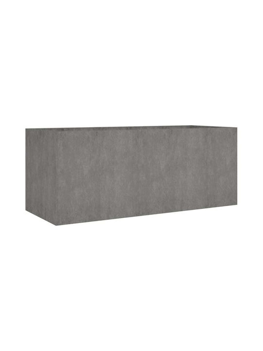 vidaXL Ζαρντινιέρα Μεταλλική Καφέ 200x80x80εκ.
