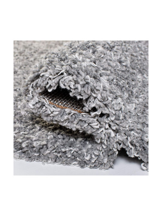 Saray Home California Mix Living Room Rug Rectangular Shaggy Gray 200x290cm