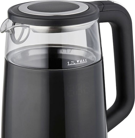 Eldom Βραστήρας 1.7lt 2200W Μαύρος