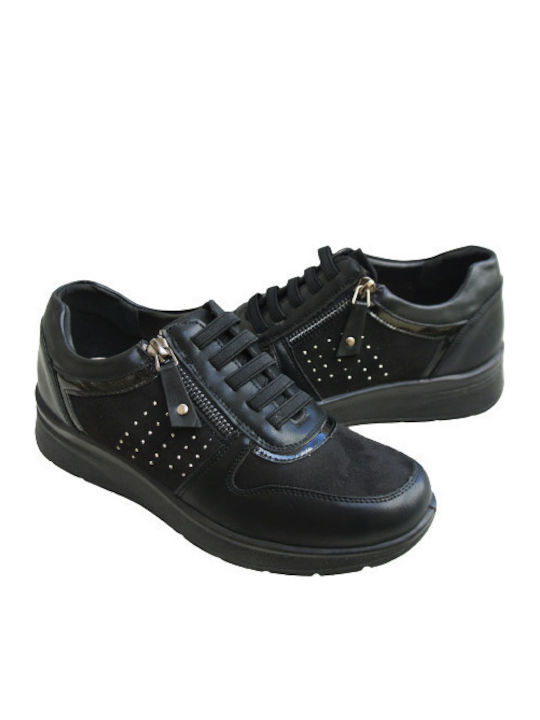 Γυναικεία Ανατομικά Sneakers Μαύρα