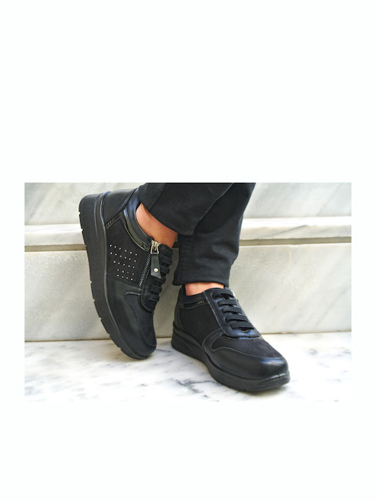 Γυναικεία Ανατομικά Sneakers Μαύρα