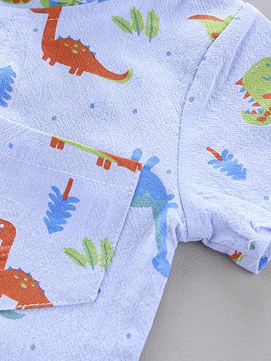 Kids' Set with Shorts Summer 2pcs Orange