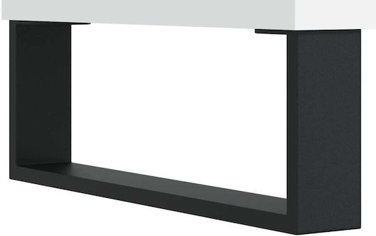 Vitrină Pentru Sufragerie Din Placă Din Lemn Agregat Cu Geam Alb 69.5x34x180cm