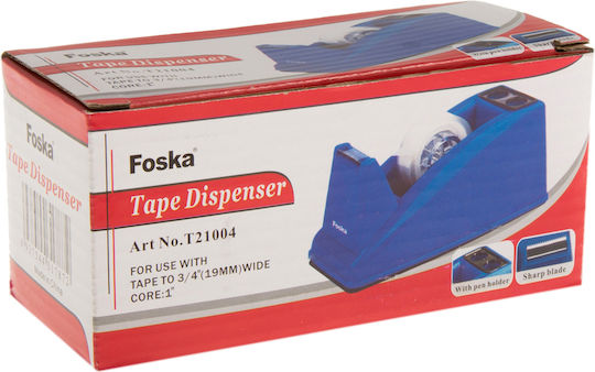 Βάση Σελοτέιπ Μικρή Foska Tape Dispenser T21004 Κόκκινη
