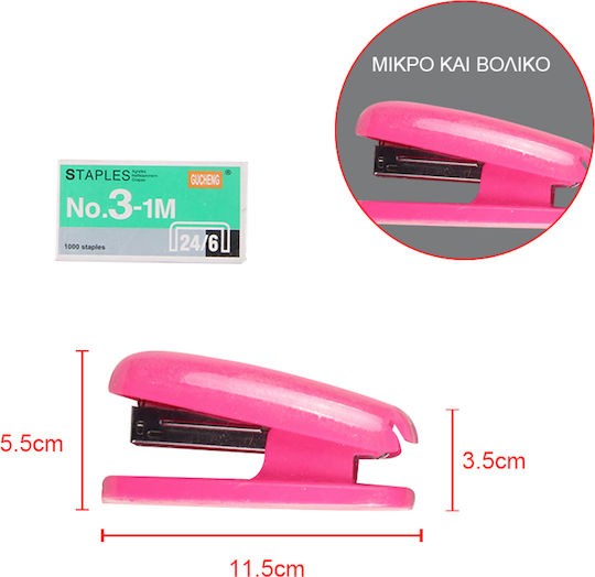 Tpster Hand Stapler Pink
