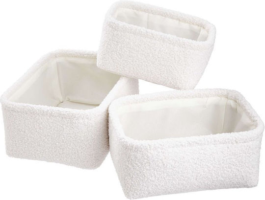 Butlers Tesatura Cutie de Depozitare Alb 20x14cm 1buc