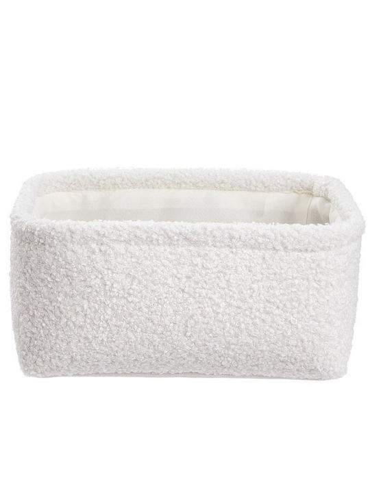 Butlers Fabric Storage Box White 24x17cm 1pcs