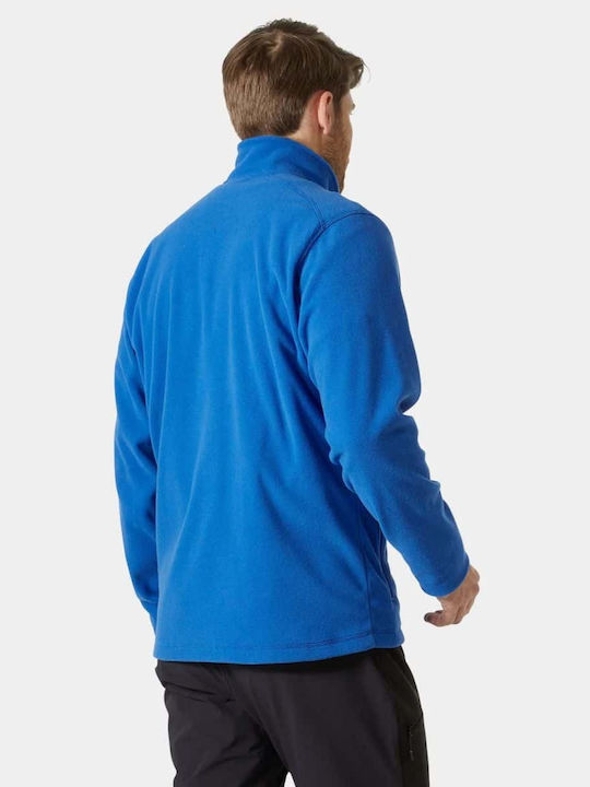 Cardigan Fleece pentru Bărbați Albastru