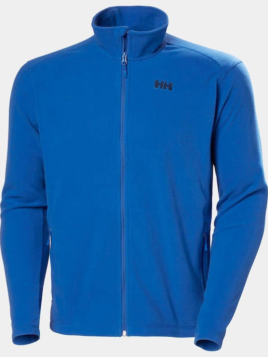 Cardigan Fleece pentru Bărbați Albastru