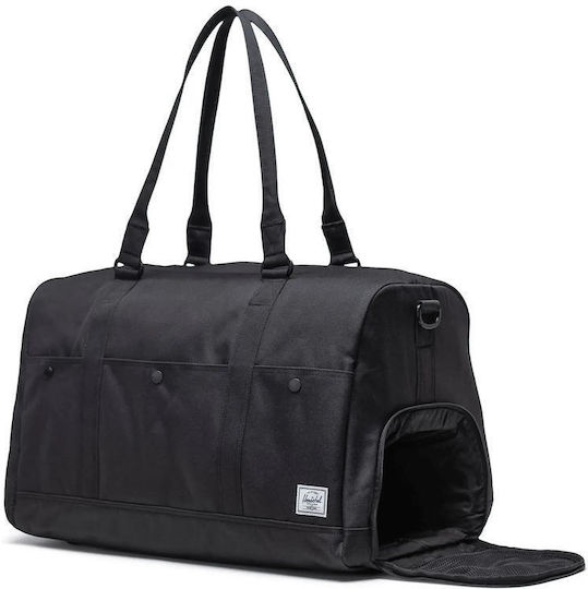 Herschel Bennett Duffle Sack Voyage 50lt Black Fabric L55.8xW30xH33.6cm