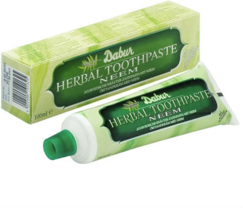 Dabur Herbal Toothpaste Neem Οδοντόκρεμα για Ουλίτιδα , Πλάκα , Τερηδόνα & Περιοδοντίτιδα 100ml