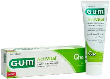 GUM 6050 Activital Q10 Οδοντόκρεμα κατά της Πλάκας 75ml