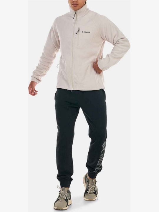 Fast Trek II Full Men's Fleece Cardigan Beige
