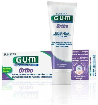 GUM Ortho Οδοντόκρεμα κατά της Τερηδόνας 75ml