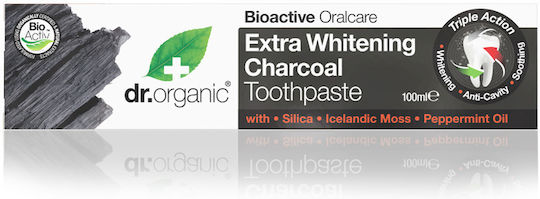 Dr.Organic Extra Whitening Charcoal Toothpaste 100ml