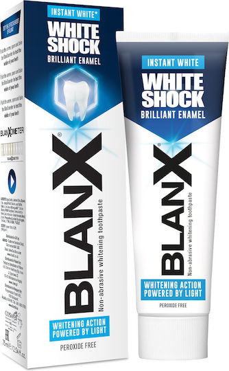 Blanx White Shock Blue Formula Toothpaste for Whitening 75ml