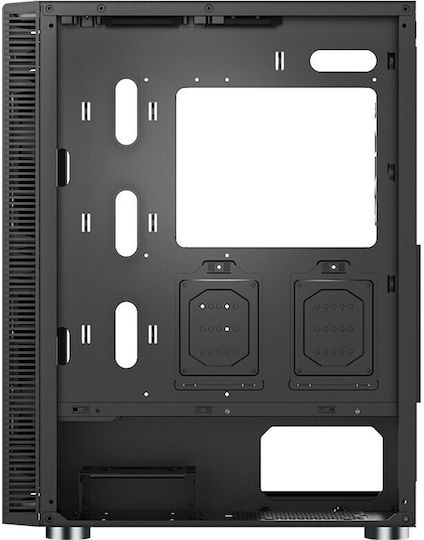 Montech X3 Glass Gaming Midi Tower Κουτί Υπολογιστή με Πλαϊνό Παράθυρο και RGB Φωτισμό Μαύρο