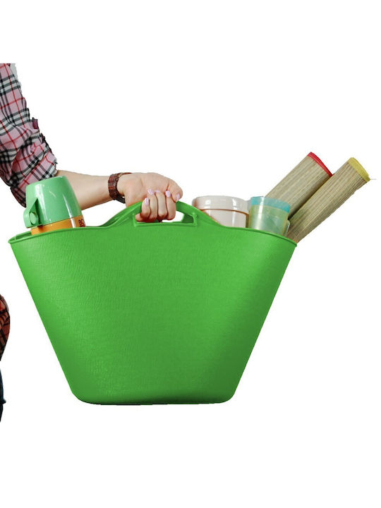 ArtPlast Coș de Depozitare Plastic Verde 15lt 1buc
