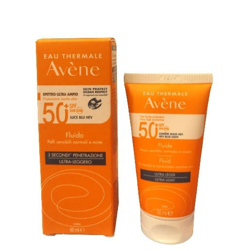 Eau Thermale Avène Fluid Ultra Light Cremă Antisolară de Față SPF50 50ml