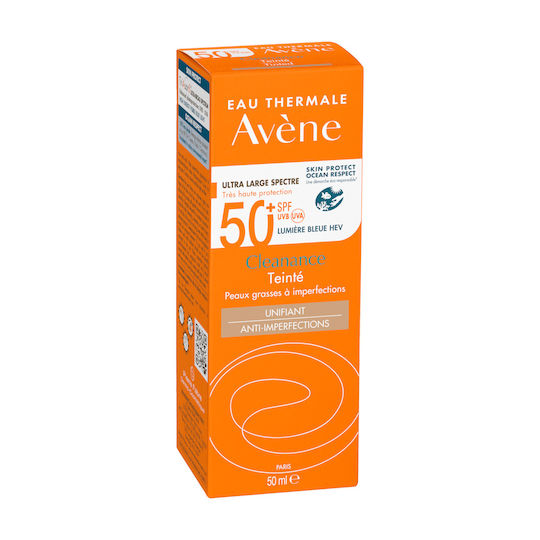 Eau Thermale Avène Clenance Anti-Imperfections Tinted Sonnencreme Creme Gesicht SPF50 mit Farbe 50ml