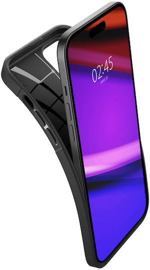 Spigen Core Armor Umschlag Rückseite Silikon 1.2mm Schwarz (iPhone 15 Plus / 16 Plus)