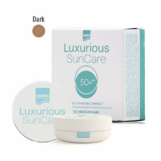 InterMed Luxurious Suncare Silk Cover Αντηλιακή Πούδρα Προσώπου SPF50 12gr