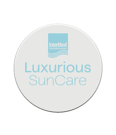 InterMed Luxurious Silk Cover BB Compact Pudră Cu Protecție Solară Pentru Față SPF50 Cu Pigment 04 Dark 12gr