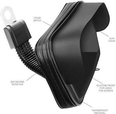 Mount Phone Motorcycle with Case 6.4-8" for Mirror