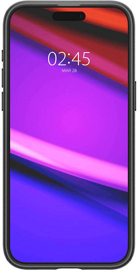Spigen Mag Armor MagFit Back Cover Σιλικόνης Matte Black (iPhone 15 Pro)
