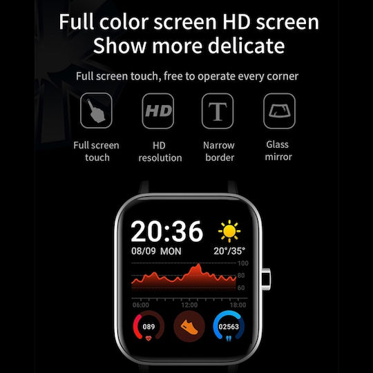 H10 Smartwatch (Negru)
