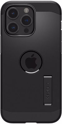 Spigen Tough Armor MagFit Plastic / Silicone Back Cover Durable Black (iPhone 15 Pro)