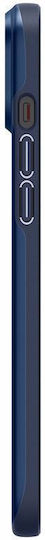 Spigen Thin Fit Back Cover Plastic / Silicone 0.6mm Navy Blue (iPhone 15)