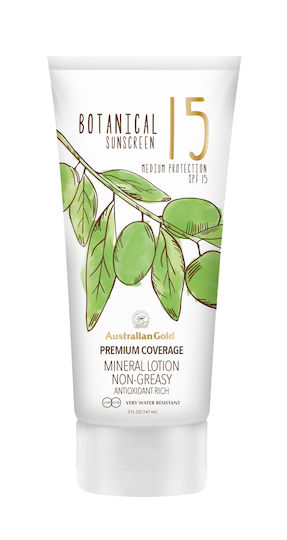 Australian Gold Botanical Mineral Loțiune Antisolară Waterproof pentru Corp SPF15 147ml