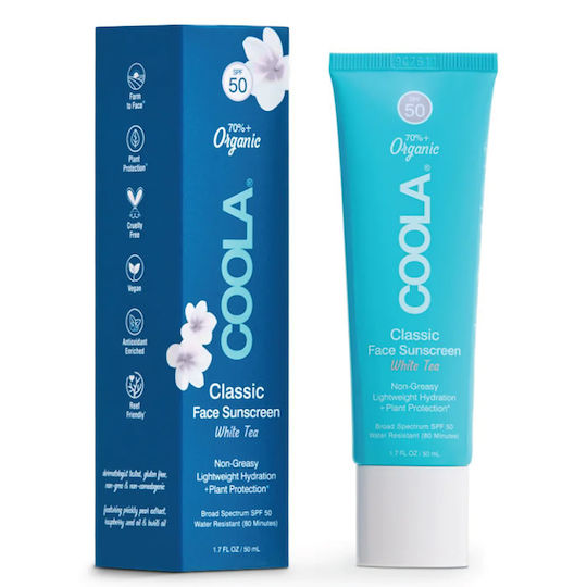Coola Coola Classic Față Organică Loțiune Cu Protecție Solara SPF50 50ml