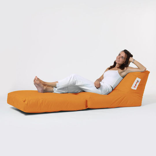 Пуф Шезлонг Водоустойчива Siesta Оранжева 55x40x180см