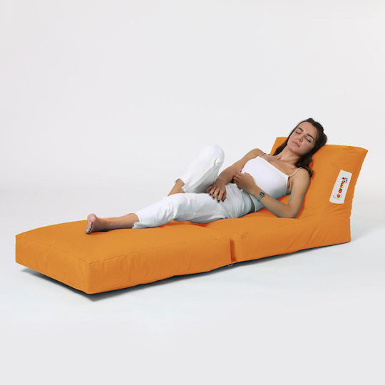 Пуф Шезлонг Водоустойчива Siesta Оранжева 55x40x180см