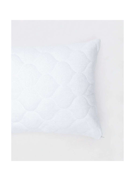 Pennie Blanco Pillowcase Set Quilted White 50x90cm.