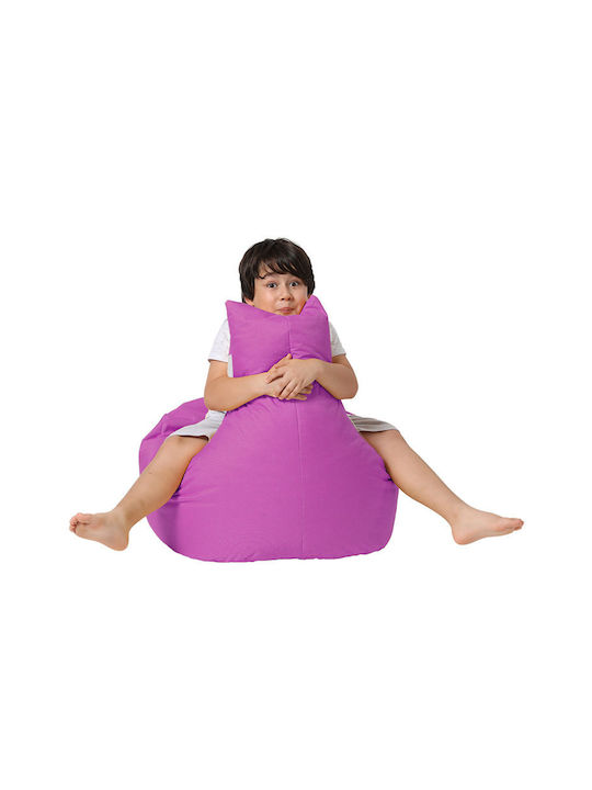 Πουφ Sessel Baton Pink 70x70x35cm
