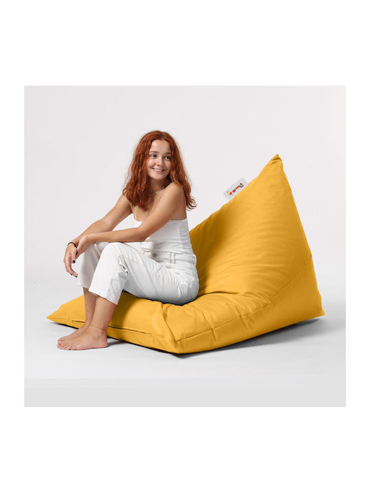 Πουφ Bett Pyramid Yellow 145x90cm