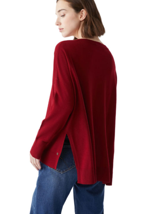 Pennyblack Damen Langarm Pullover Burgundisch